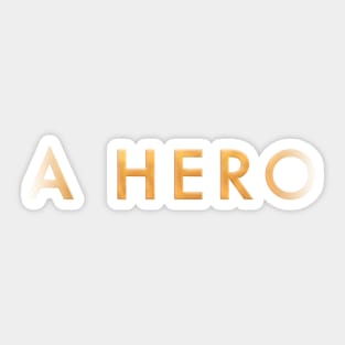 a HERo - Halftones Sticker